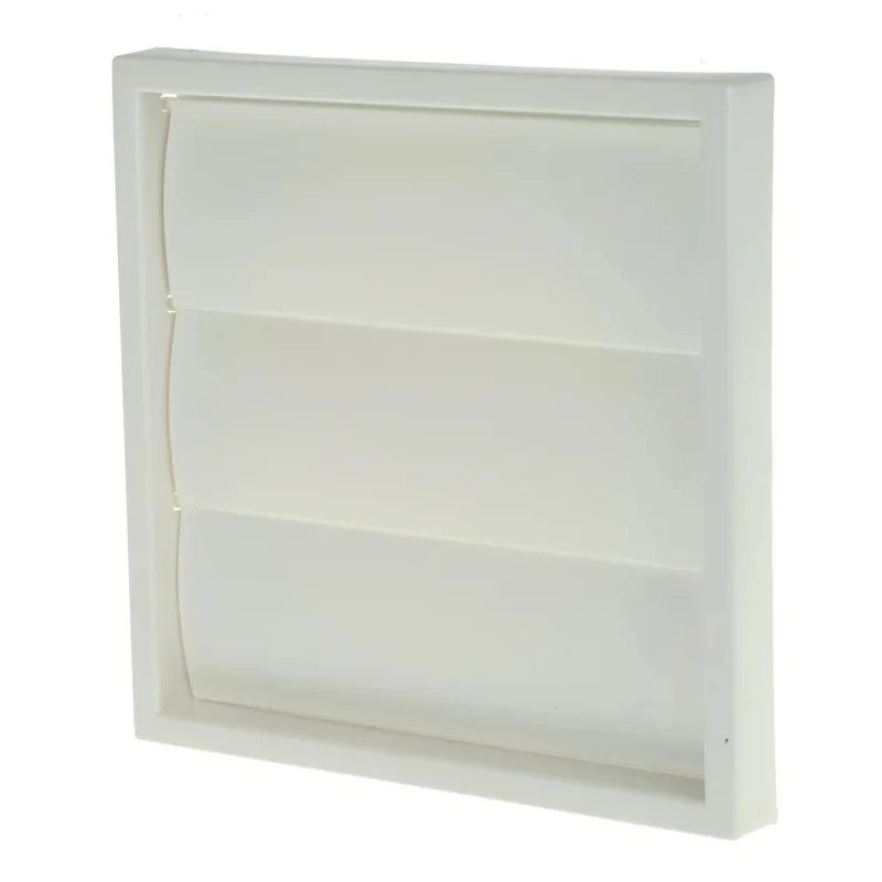 Vent-Axia White Plastic Vent Grille Parallel Slat 140mm x 140mm x 30mm 436575