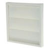 Vent-Axia White Plastic Vent Grille Parallel Slat 140mm x 140mm x 30mm 436575