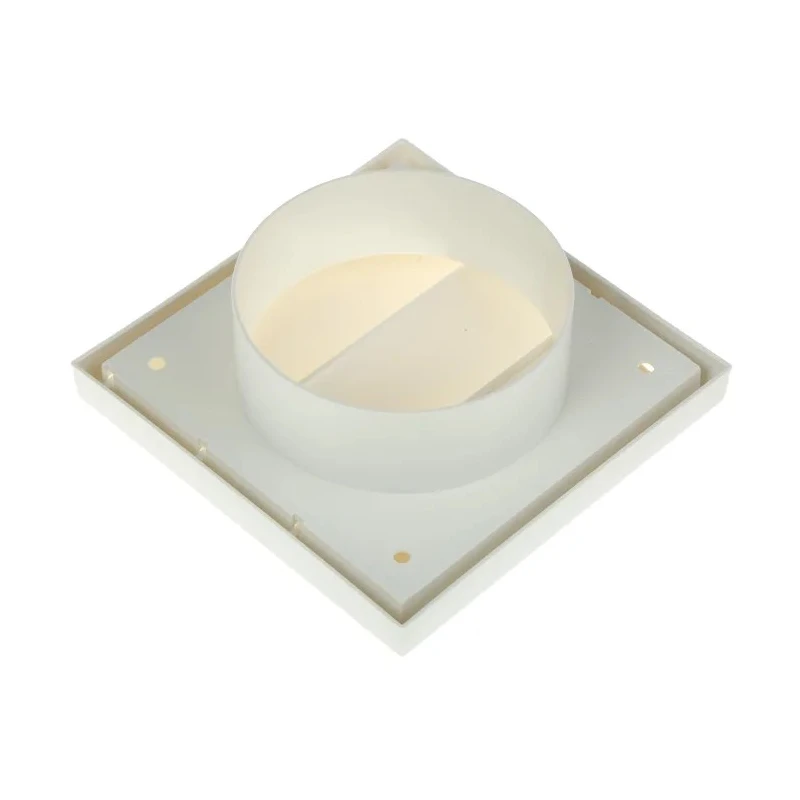 Vent-Axia White Plastic Vent Grille Parallel Slat 140mm x 140mm x 30mm 436575