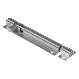 RS PRO Aluminium Satin Door Bolt 100 mm Barrel Bolt with 3.5 mm Mounting Hole Diameter 893-8641