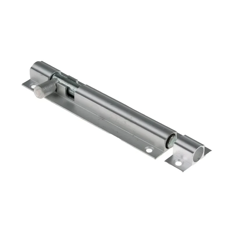 RS PRO Aluminium Satin Door Bolt 100 mm Barrel Bolt with 3.5 mm Mounting Hole Diameter 893-8641