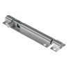 RS PRO Aluminium Satin Door Bolt 100 mm Barrel Bolt with 3.5 mm Mounting Hole Diameter 893-8641