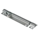 RS PRO Aluminium Satin Door Bolt 100 mm Barrel Bolt with 3.5 mm Mounting Hole Diameter 893-8641