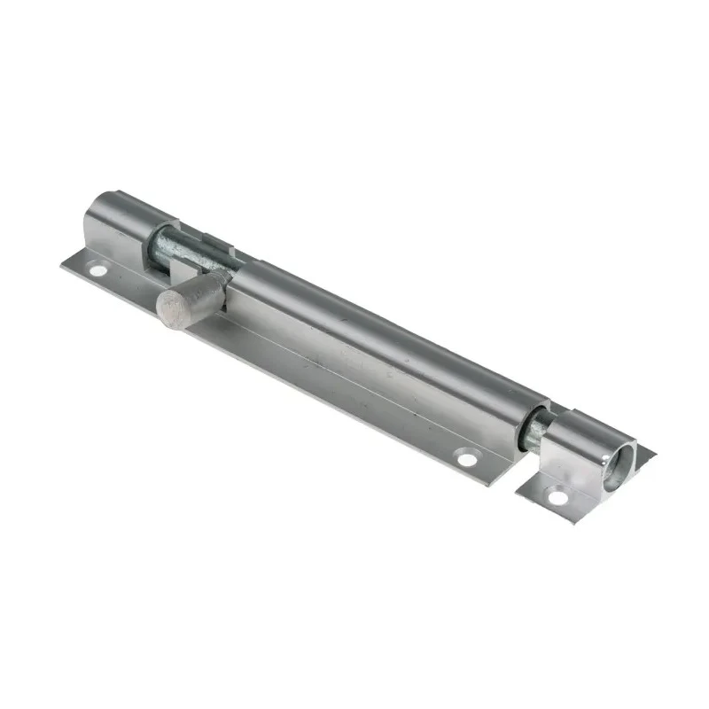 RS PRO Aluminium Satin Door Bolt 100 mm Barrel Bolt with 3.5 mm Mounting Hole Diameter 893-8641