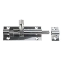 RS PRO Brass Chrome Plated Straight Barrel Door Bolt 65mm 893-8669