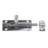 RS PRO Brass Chrome Plated Straight Barrel Door Bolt 65mm 893-8669