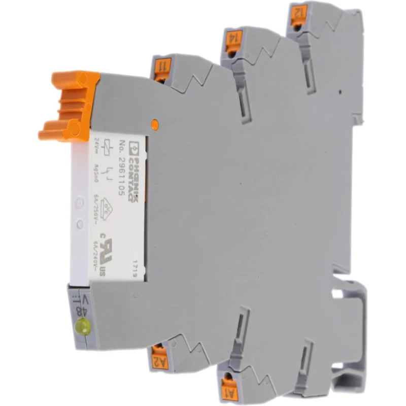 Phoenix Contact 21 Series Interface Relay, DIN Rail Mount, 48V DC Coil, SPDT Contact, 9.2mA Coil Current Model 2900301