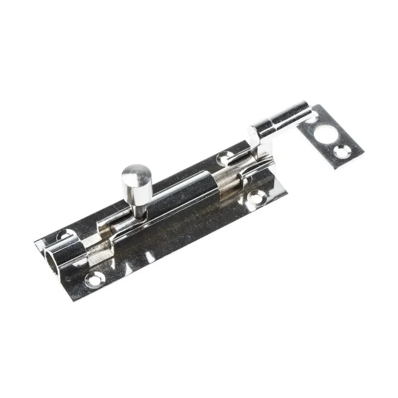 RS PRO Brass Chrome Necked Barrel Door Bolt 75 mm 893-8675
