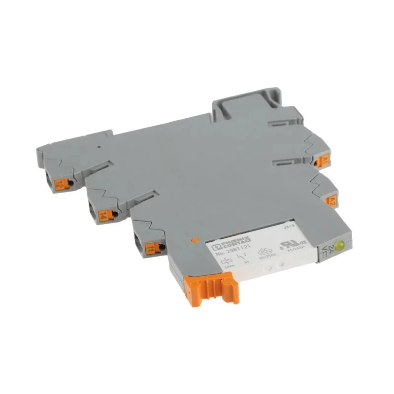 Phoenix Contact Electromechanical Interface Relay DIN Rail Mount 24V DC Coil SPDT 10A Switching Current 2900306