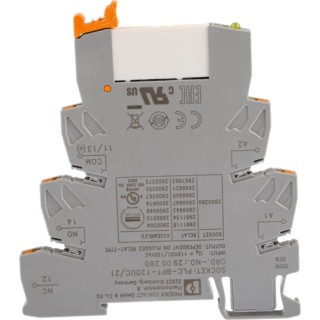 Phoenix Contact Electromechanical Interface Relay PLC-RPT-120UC/21 SPDT 110V AC/DC Coil 3.5mA Coil Current 10mA 2900304