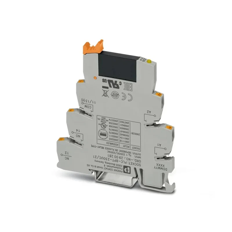 Phoenix Contact Solid State Interface Relay DIN Rail Push-in 24V DC Input, 1 Pole, SPST Contact 2900368