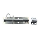 RS PRO Steel Padlockable Bright Zinc Brenton Pad Bolt Door Bolt 150 mm 893-8697