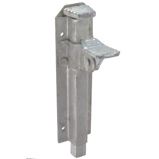 RS PRO Steel Galvanised Foot Door Bolt 175 mm 8 mm Mounting Hole Diameter 894-6724