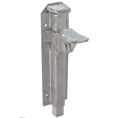 RS PRO Steel Galvanised Foot Door Bolt 175 mm 8 mm Mounting Hole Diameter 894-6724