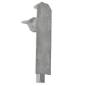 RS PRO Steel Galvanised Foot Door Bolt 175 mm 8 mm Mounting Hole Diameter 894-6724
