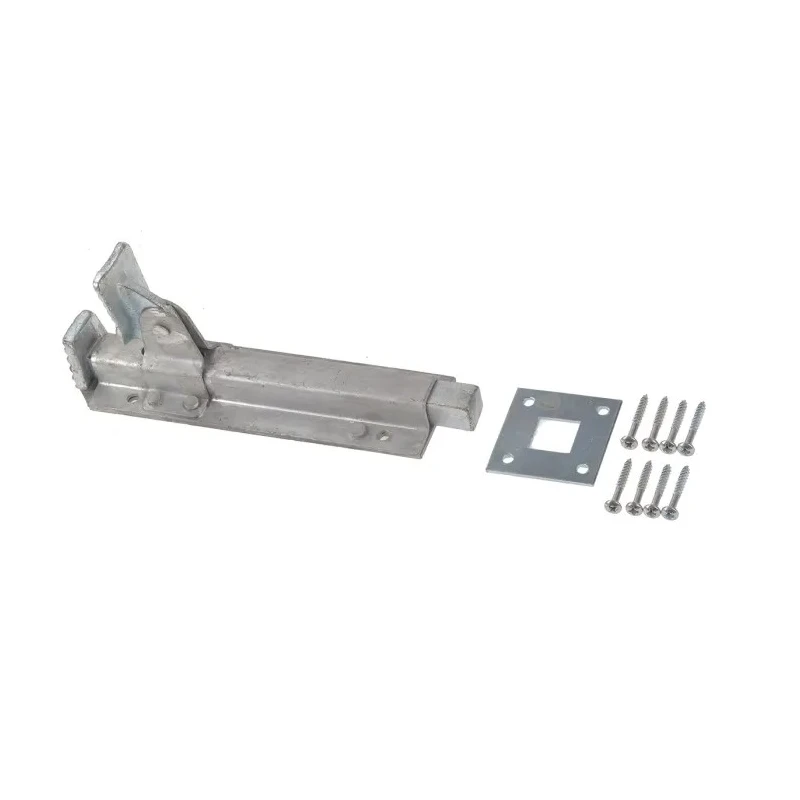 RS PRO Steel Galvanised Foot Door Bolt 175 mm 8 mm Mounting Hole Diameter 894-6724