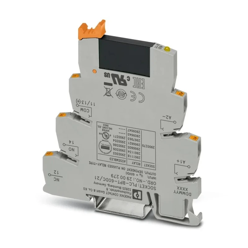 Phoenix Contact PLC-OPT- 60DC/ 24DC/2 Solid State Interface Relay DIN Rail Surface Mount 220V 5mA 94x6.2x80mm 2900366
