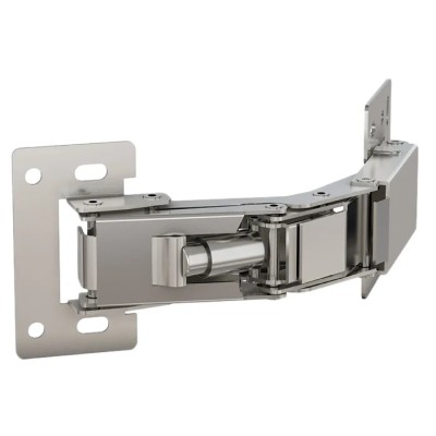 Pinet Nickel Steel Concealed Hinge with Spring Loaded Pin, Screw Fixing, 52mm x 118mm x 81mm 70-1-9001
