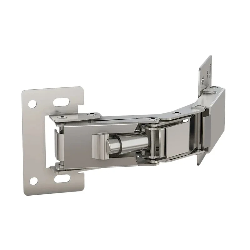 Pinet Nickel Steel Concealed Hinge with Spring Loaded Pin, Screw Fixing, 52mm x 118mm x 81mm 70-1-9001