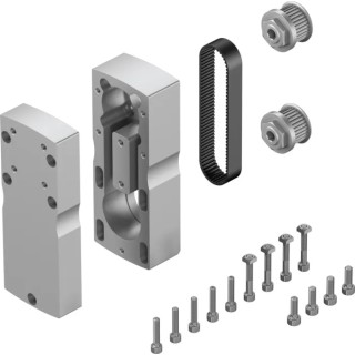 Festo Mounting Equipment for Electric Drives IP40, High Torque Capacity, Gear Unit Ratio 1:1 EAMM-U-60-D32-57A-91