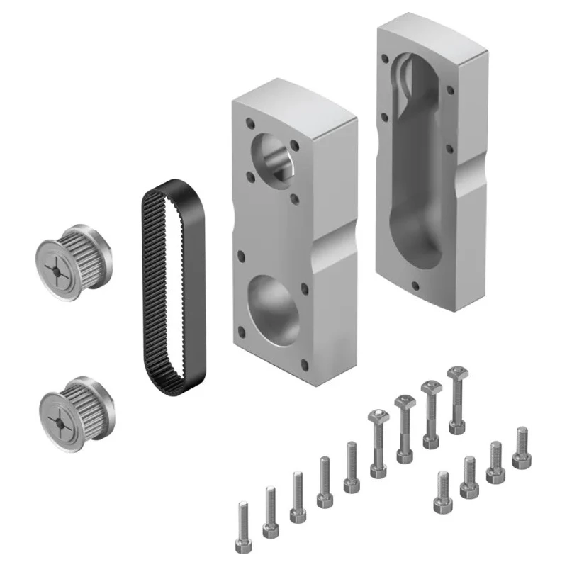 Festo Mounting Equipment for Electric Drives IP40, High Torque Capacity, Gear Unit Ratio 1:1 EAMM-U-60-D32-57A-91