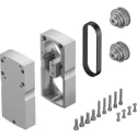 Festo Mounting Equipment for use with Thermocouple or PRT Probe IP40, Size 86, Speed 5000 RPM EAMM-U-86-D60-80P-102