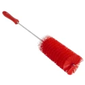Vikan Red Bottle Brush Polypropylene Handle 27mm Bristle Length 510mm Overall Length 60mm Brush Diameter 53704
