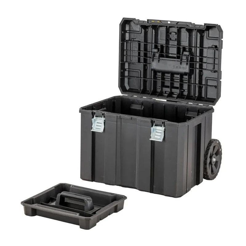 DeWALT Plastic Tool Box Wheeled Black 635 mm Height 512 mm Width 512 mm DWST83347-1