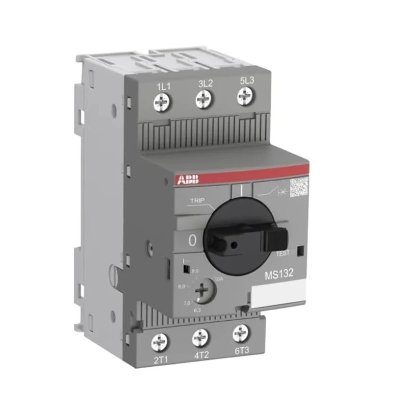 ABB Motor Protection Circuit Breaker 10A, 6.3 A Current Rating, 690V, IP20, Mechanical Lifespan 100,000 Cycles MS132