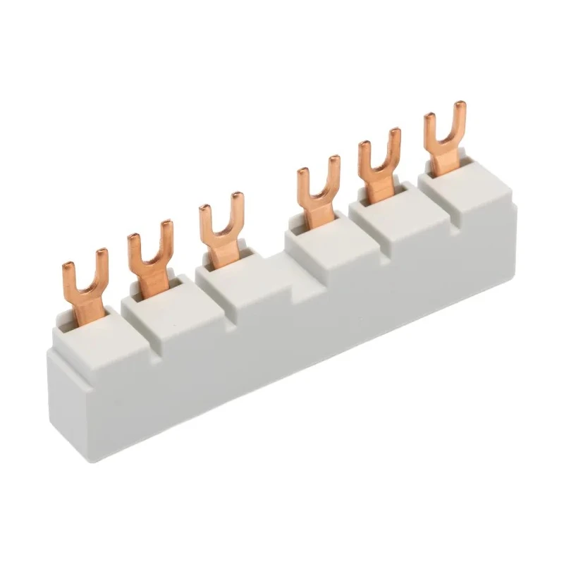ABB PS1 3 Phase Busbar, 690 V AC, 250 V DC, 65A Current Rating, 17.5 mm Pitch, 6 Poles, Model 1SAM201906R1102 PS1-2-0-65