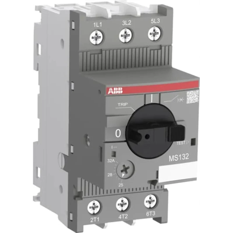 ABB Motor Protection Circuit Breaker 16-20A Current Rating, 690V AC, 3 Poles, IP10/IP20 Rated, Operating Temperature MS132