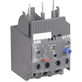 ABB EF19 Overload Relay 1 NO/1 NC, 0.3-1 A F.L.C, 1 A Contact Rating, 54 W Power Rating EF19