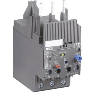 ABB Electronic Overload Relay 1 NO/1 NC, 15A-45A Adjustable Current Range, 45A Relay Contact Current, 527W Power Rating EF45
