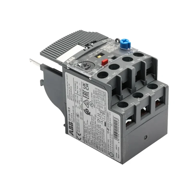 ABB Overload Relay 1 NO 1 NC, 18.9A Contact Rating, 304W Power, 600V AC/DC, Adjustable Current 5.7 to 18.9A, Automatic EF19
