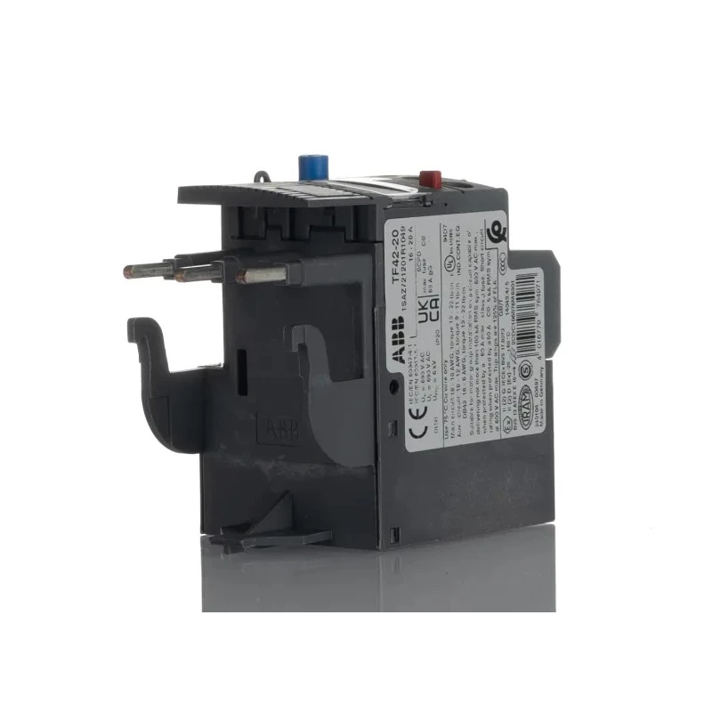 ABB Thermal Overload Relay 1 NO/1 NC 16A, 20 A F.L.C, 20A Contact Rating, 2.6W TF42