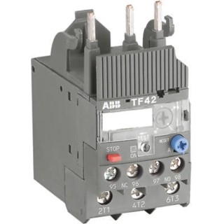 ABB Thermal Overload Relay 24-29A Adjustable Current, 1 NO/1 NC, 2.6W Power, TF42 Series TF42