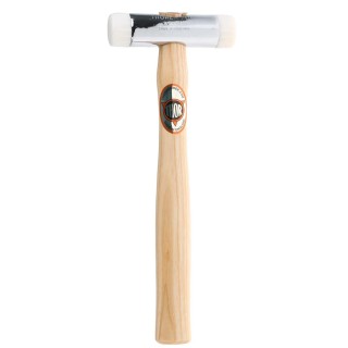 RS PRO Nylon Mallet with Replaceable Face 250 g, Chrome Plated Zinc Head, Ashwood Handle 381-4701
