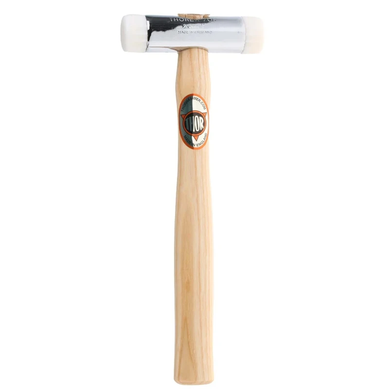 RS PRO Nylon Mallet with Replaceable Face 250 g, Chrome Plated Zinc Head, Ashwood Handle 381-4701