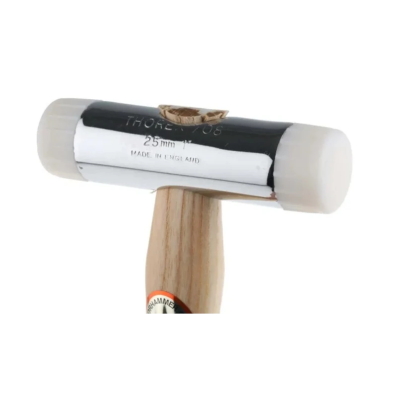 RS PRO Nylon Mallet with Replaceable Face 250 g, Chrome Plated Zinc Head, Ashwood Handle 381-4701