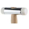 RS PRO Nylon Mallet with Replaceable Face 250 g, Chrome Plated Zinc Head, Ashwood Handle 381-4701
