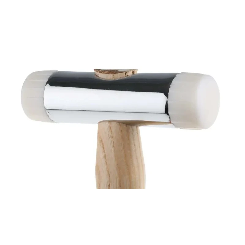 RS PRO Nylon Mallet with Replaceable Face 250 g, Chrome Plated Zinc Head, Ashwood Handle 381-4701