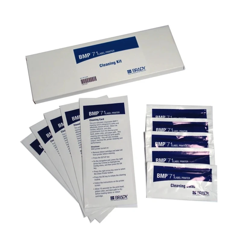 Brady Printer Cleaning Kit for BMP71 Label Printer, RoHS Compliant M71-CLEAN