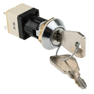 Lorlin IP67 Key Switch DPST 4A 2-Way Switch 