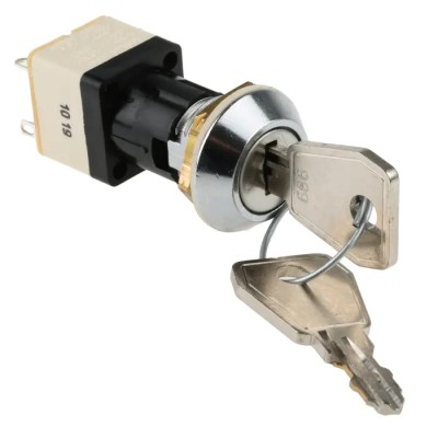 Lorlin IP67 Key Switch DPST 4A 2-Way Switch 