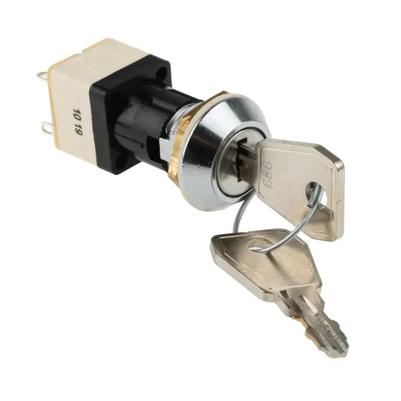 Lorlin IP67 Key Switch DPST 4A 2-Way Switch 