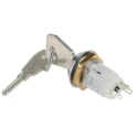 Lorlin 5A 3-Position SPCO Key Switch, Random Key, Fibreglass Reinforced Polyamide Housing SRL-5-F-D-2