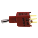 KNITTER-SWITCH Toggle Switch PCB Mount On-On SPDT Through Hole Terminal 30 V dc 20 V ac TST 1D