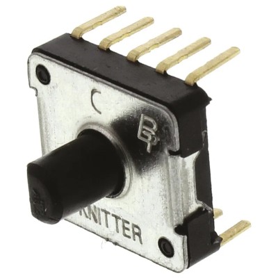 KNITTER-SWITCH MRS, 9 Position SP9T Rotary Switch, 100mA, 16V DC, PCB Mount, Solder Terminals, Black Actuator SP9T