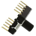 KNITTER-SWITCH MRS, 9 Position SP9T Rotary Switch, 100mA, 16V DC, PCB Mount, Solder Terminals, Black Actuator SP9T
