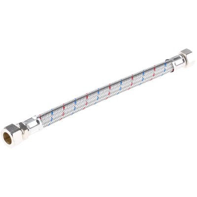 RS PRO Hose Assembly Female 1/2 in Female 15 mm Compression 12 Bar 300 mm Long 711-8489